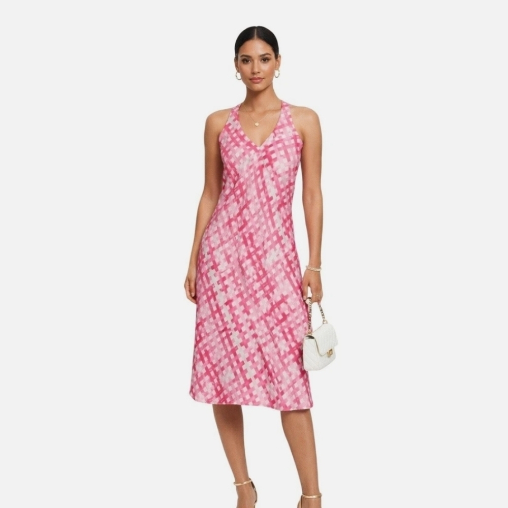 Chloé Kristyn Nina Slip Dress (Fuchsia)